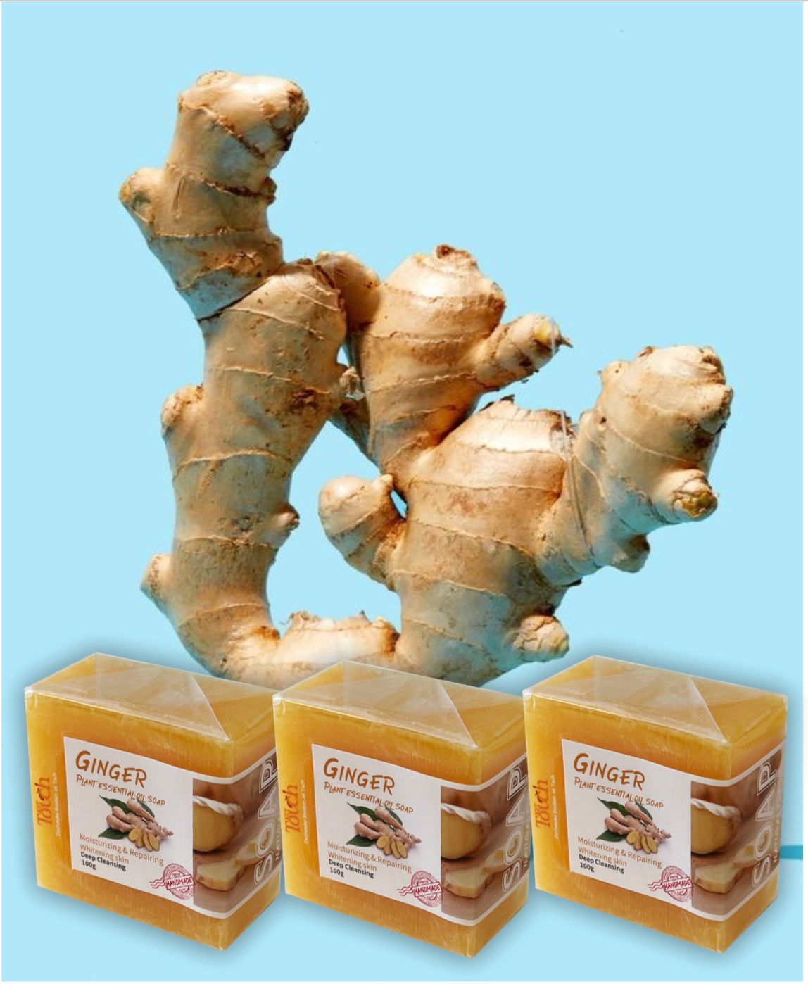 KET TOUCH GINGER PLANT ESSENTIEL OIL SOAP