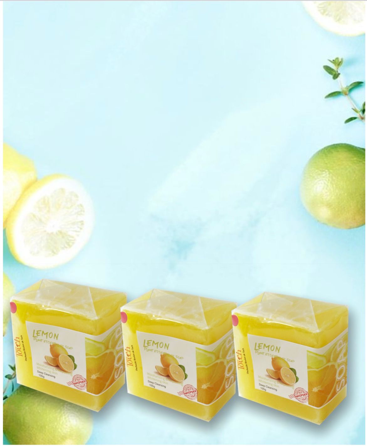 KET TOUCH LEMON PLANT ESSENTIEL OIL SOAP