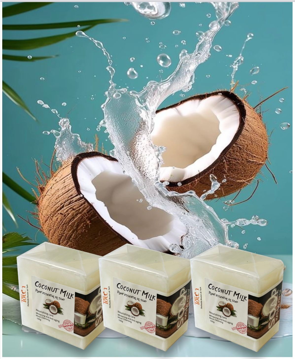 KET TOUCH COCONUT MILK PLANT ESSENTIEL OIL  SOAP